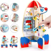 Juguete educativo de madera Gleamkid 6 en 1 Juguete educativo de madera Gleamkid 6 en 1