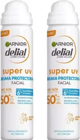 2x75ml protección solar Garnier Delial FPS50+