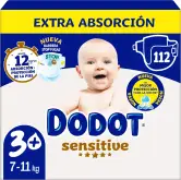 Pack 112 Pañales Dodot Sensitive Extra (Talla 3)