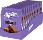 13x150gr Milka Choco Brownie de Chocolate con Leche de los Alpes