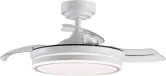 Ventilador de Techo Aspas Desplegables + LED