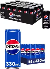 24x 330ml Pepsi Zero Azúcar o normal