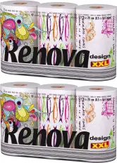 Pack 6 Rollos Renova Design XXL