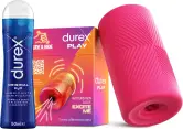 Masturbador Durex Slide & Ride +  Lubricante Original H2O 50 ml