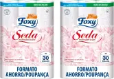 60x rollos papel higiénico Foxy Seda