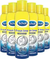6x150ml Dr. Scholl’s Fresh Step Desodorante para Pies