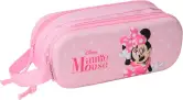 Estuche doble Safta Minnie Mouse 21x6x8 cm