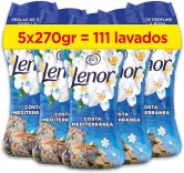 5x270gr 115 lavados Lenor Perlas De Perfume