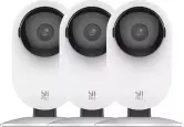 Pack 3 Cámaras IP WiFi Xiaomi Yi Pro 2K 