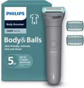 Philips Afeitadora Corporal series 3000 impermeable