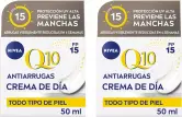 2x50ml NIVEA Q10 Power Antiarrugas Cuidado de Día FP15