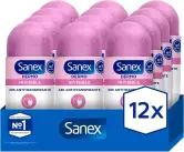 12x 50ml Desodorante roll-on Sanex pH Balance Dermo Invisible 48h