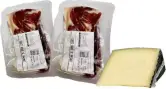 Pack 1kg lonchas jamón curado + cuña de queso
