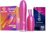Durex Conejito 2-en-1 Vibe & Tease + gel Intense 10 ml