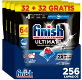 256 Cápsulas Finish Powerball Ultimate Plus All in 1