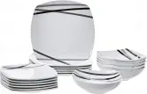 Vajilla 18 piezas 6 servicios Amazon Basics