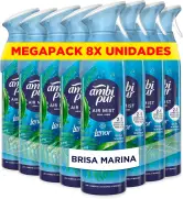 8x185ml Ambipur Brisa Marina spray