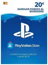 Tarjeta prepago de PSN ES saldo 20€
