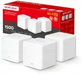 3x WiFi Mesh Mercusys Halo H1500X