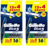 32 Maquinillas Desechables Gillette Blue3 Smooth
