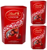 3x200gr Lindt bombones LINDOR CORNET surtido