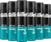 6x 200ml Gillette Classic Gel De Afeitar Para Piel Sensible