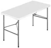 Mesa plegable resina 122x61cm