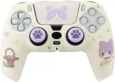 Mando gato para PS5 + grips + sticker touchpad