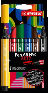 6x Rotuladores Stabilo premium punta biselada