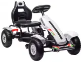 HOMCOM Go Kart a pedales para niños con asiento ajustable