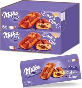 16x175gr Milka Cake & Choc Bizcocho con Pepitas de Chocolate