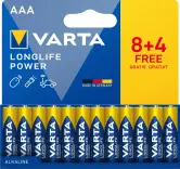 Pack 12 pilas Varta Longlife AAA