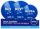 Nivea crema hidratante multiusos 2x400ml + 150ml