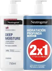 2x 750 ml Neutrogena Hidratación Profunda 2x 750 ml Neutrogena Hidratación Profunda