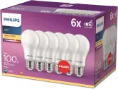 6x bombillas LED Philips 100W E27