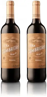 2x700ml Vino Tinto Viña Cumbrero Reserva