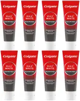 8x75ml pasta dientes Colgate Max White Carbon