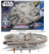 Bizak Star Wars Halcón Milenario luces y sonidos + 4 figuras