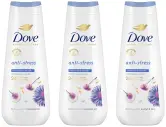 3x600ml Dove Advanced Care Gel de Ducha Antiestrés