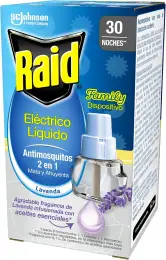 Raid Recambio Eléctrico Líquido Family Lavanda