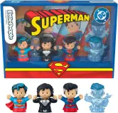 Little People Collector Superman a través de los tiempos + 4 figuras