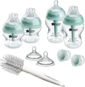 Tommee Tippee set 4 biberones anticólicos + accesorios