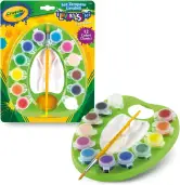 CRAYOLA Set 12 Témperas Lavables con Pincel