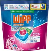 33 Lavados Wipp Express Power Caps Detergente Floral