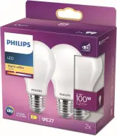 2x Philips Bombilla LED Cristal100W E27