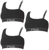 Pack 3 sujetadores deportivos de algodón FILA