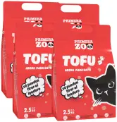4x6L arena para gatos tofu Primerazoo