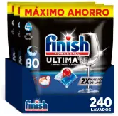 240 Pastillas Finish Powerball Ultimate Plus All in 1
