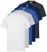Pack 5 Camisetas Algodón Fruit Of The Loom