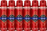 6x150ml Old Spice Captain Desodorante Corporal Spray